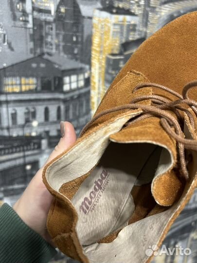 Полуботинки женские замша