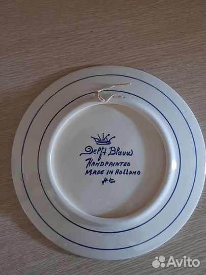 Голландская тарелка на стену