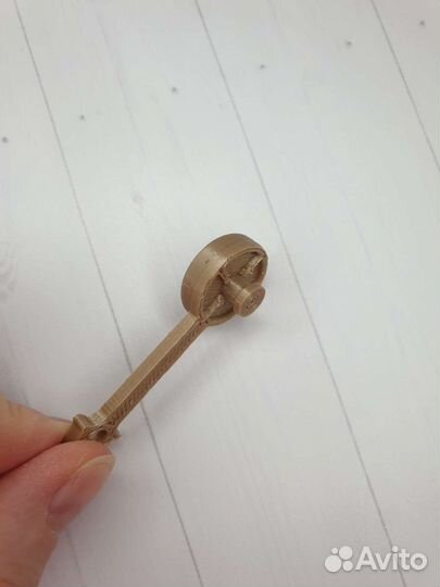 Скрепыши 4 магнит золотой копия, пластик