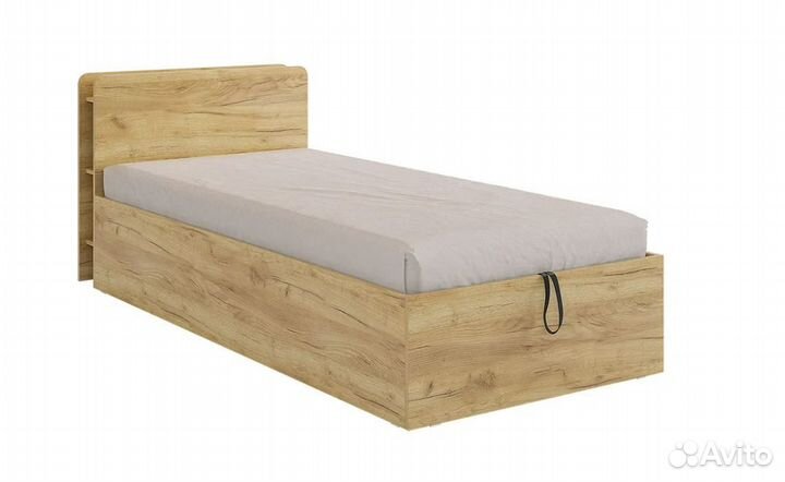 Кровать Юниор 0.9 м дуб крафт золотой