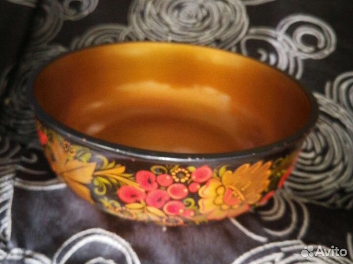 Блюдо дерево Хохлома