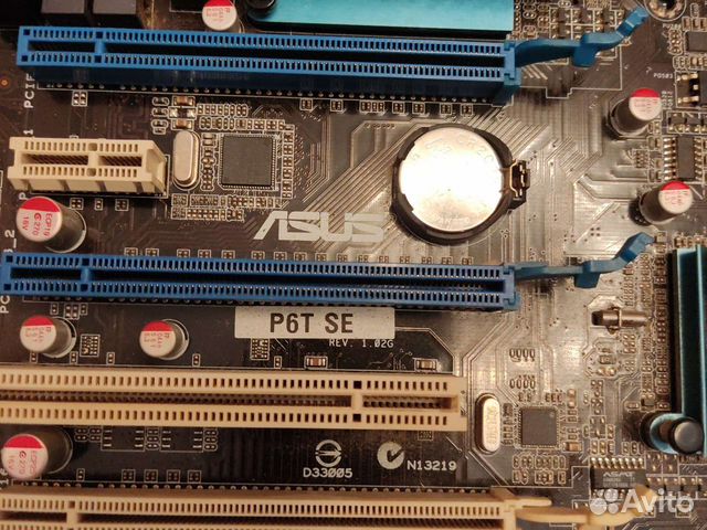 Мат.плата Asus P6T SE+процессор + память + кулер