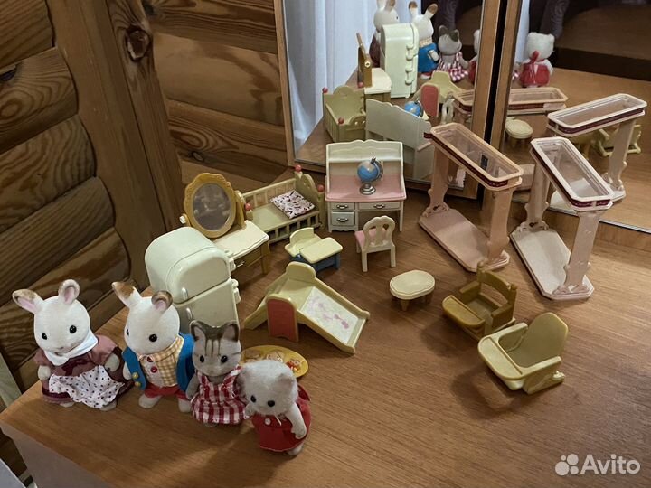 Sylvanian Families семья и мебель