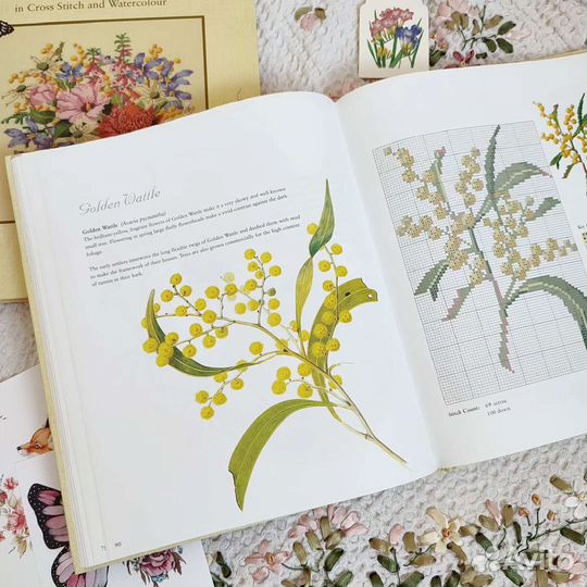 Пособие по вышивке. Ботаническая вышивка