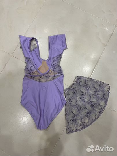 Купальник с юбкой для танцев