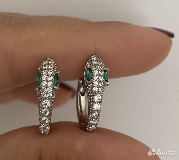 Серебряные серьги покрытие серебро