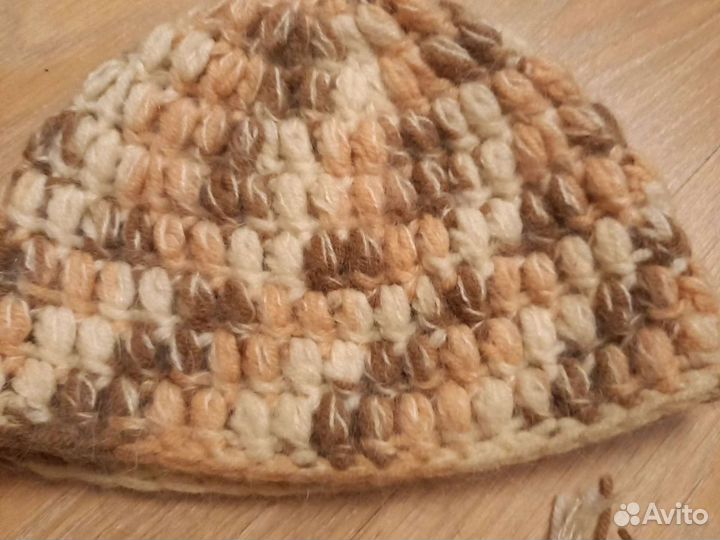 Шапка и шарф женский