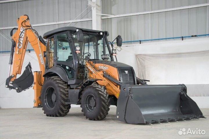 Экскаватор погрузчик case 570 st