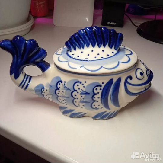 Рыбка Гжель