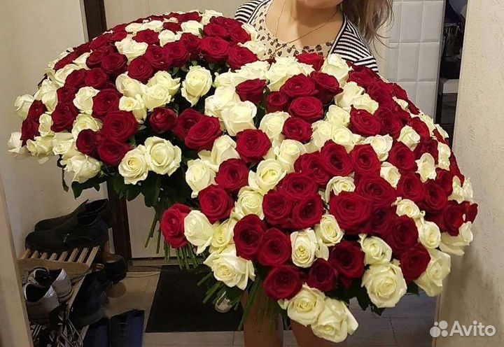 Цветы розы букет