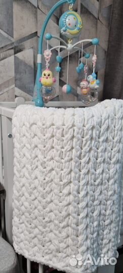 Плед детский из alize puffy