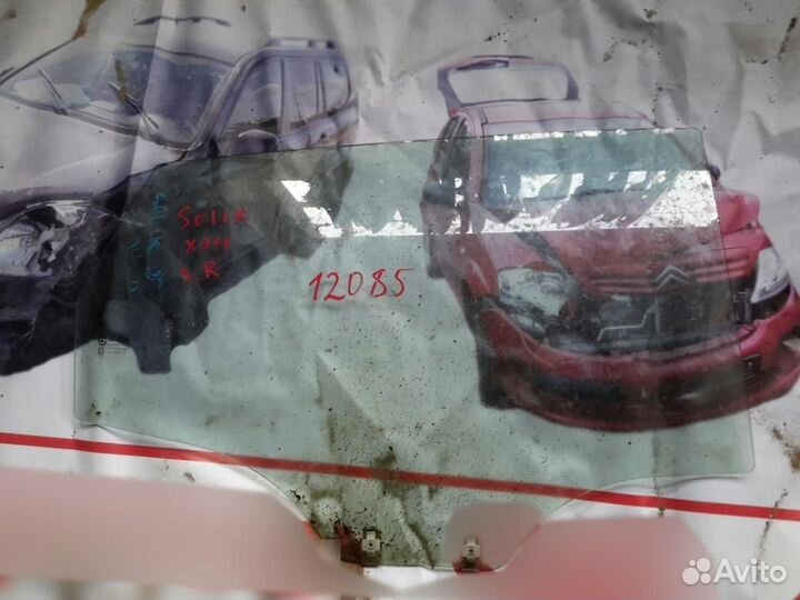 Стекло двери задней правой Hyundai Solaris Accent