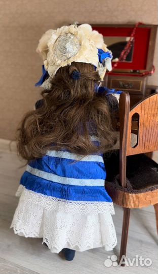 Антикварная кукла déposé TÉTE jumeau 10