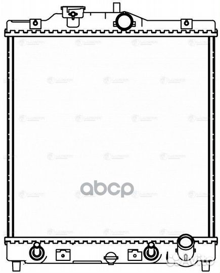 Радиатор системы охлаждения LRC2310 luzar