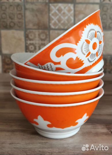 Фарфоровая посуда СССР салатники клеймо рыбки