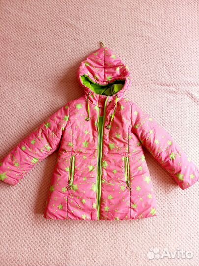 Димесезонная куртка для девочки