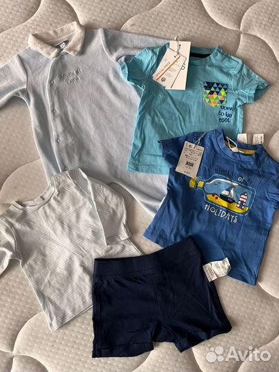 Вещи известных брендов на мальчика 56-62