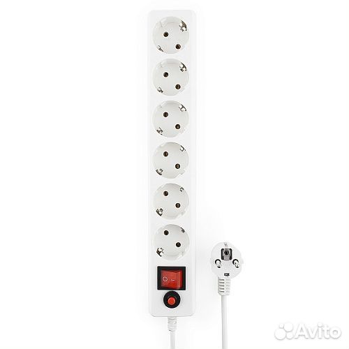 Сетевой фильтр Гарнизон EHW-10 3.0 м 6 розеток бе