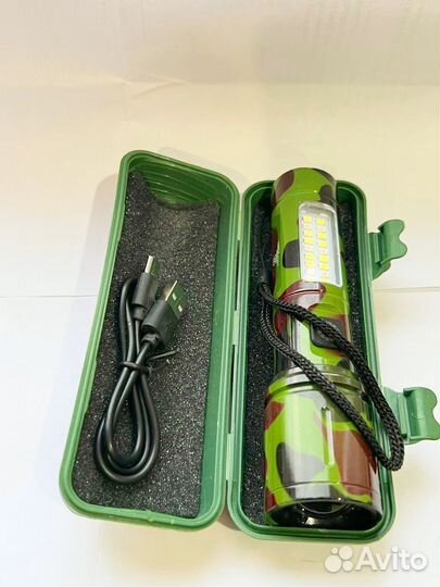 Фонарик светодиодный аккумуляторный