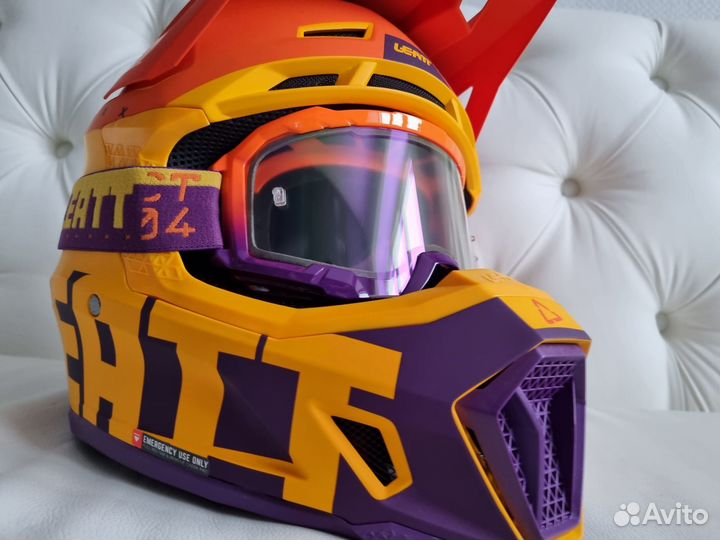 Шлем Leatt Moto 7.5 V23 Helmet Kit Indigo Violet