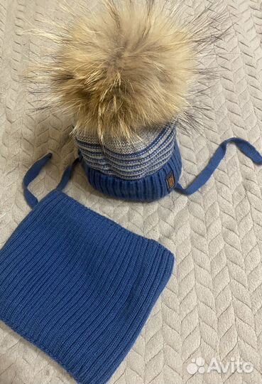 Зимняя шапка и снуд