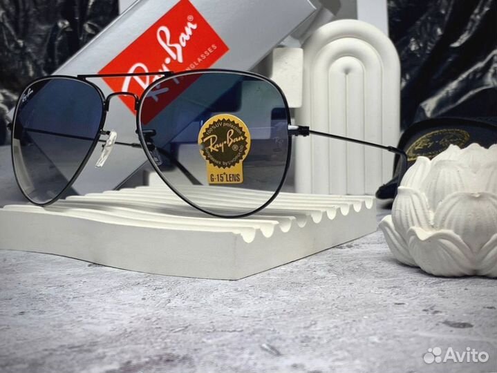 Очки Ray Ban Aviator синие