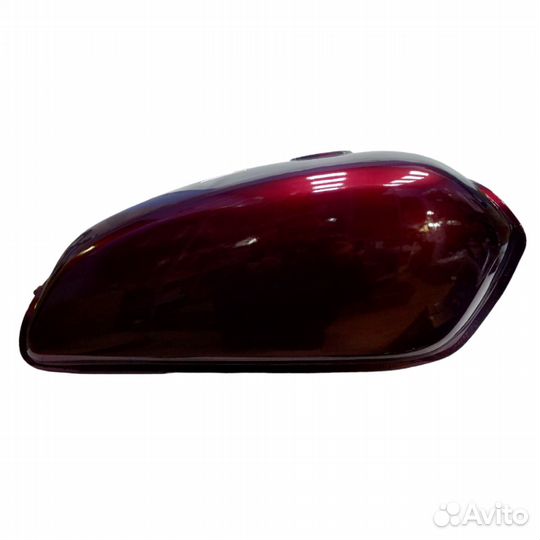 Бензобак мопеда Alpha бордо без наклеек