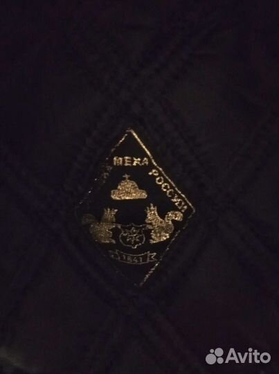 Меховая мужская кепка норка формовка ушанка