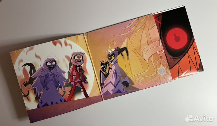 Виниловая пластинка Hazbin Hotel с промо карточкой