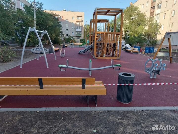 Бесшовное резиновое покрытие под ключ