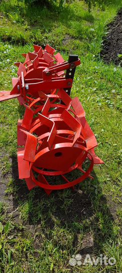 Плуг и колеса для культиватора Hobbi