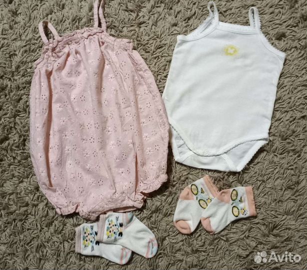 Брендовые детские вещи пакетом 62 68 74