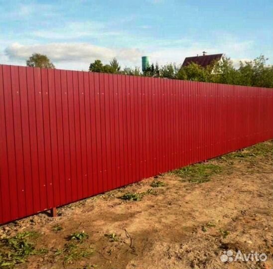 Забор из профнастила
