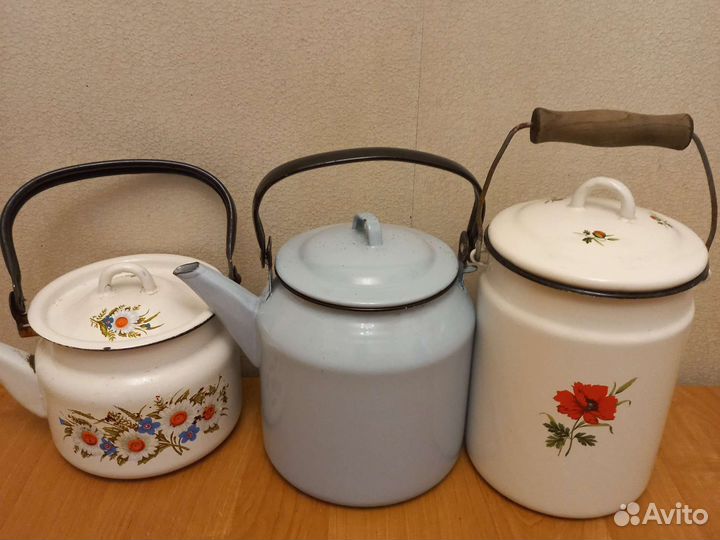 Чайники эмалированные СССР