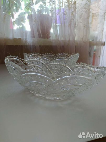 Хрустальные салатники СССР