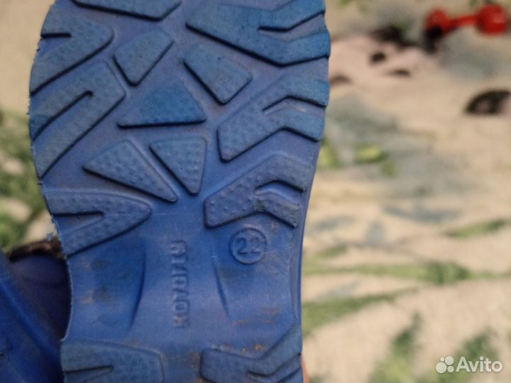 Детские резиновые сапоги эва