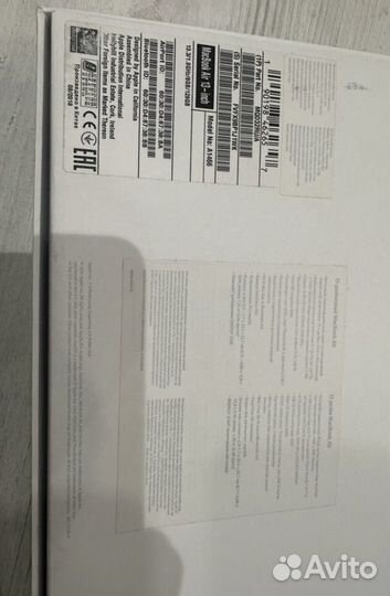 MacBook Air 13 2018, A1466
