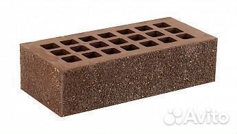 Кирпич облицовочный Темно-коричневый жкз