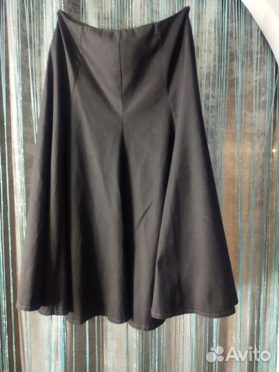 Длинная теплая юбка 46