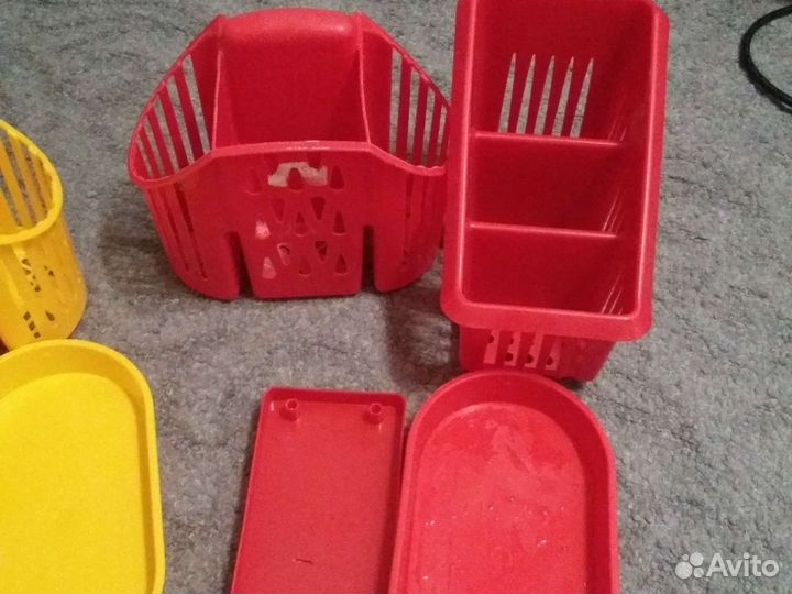 Контейнер пластиковый под ложки,вилки