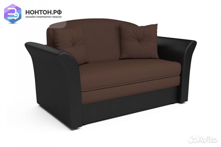 Диван выкатной Малютка 2 коричневый