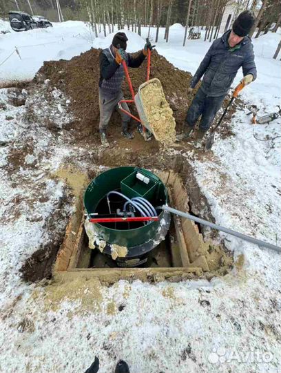 Септик под ключ. Монтаж. Бесплатный выезд