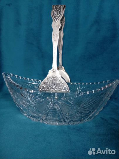 Лодочка хрустальная