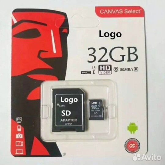 Карта памяти MicroSD 32-GB