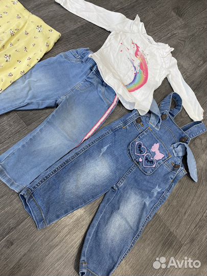 Пакет вещей на девочку размер 80