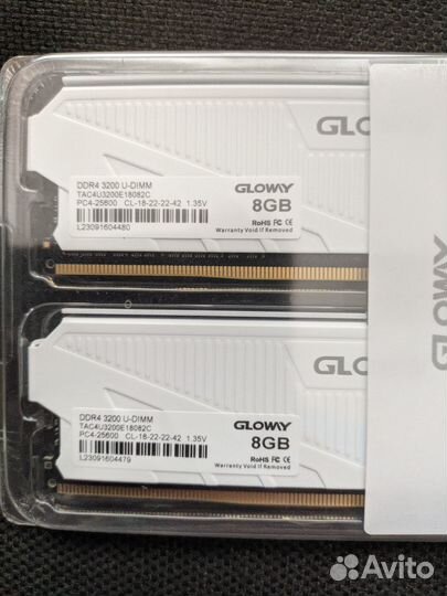 Оперативная память Gloway ddr4 16gb 3200