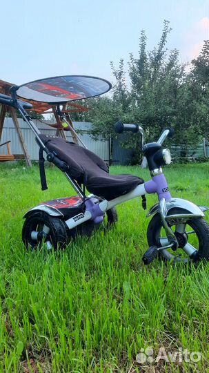 Детский трехколесный велосипед бу