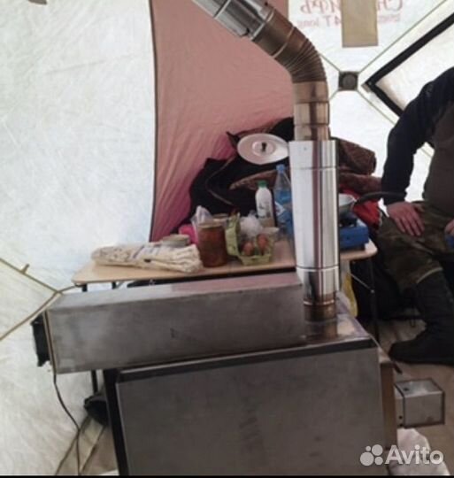 Печь в зимнюю палатку