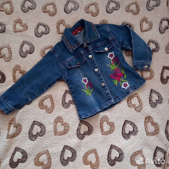 Куртка джинсовая для девочки