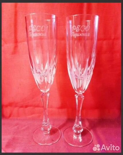 Кружка для чая и фужеры 